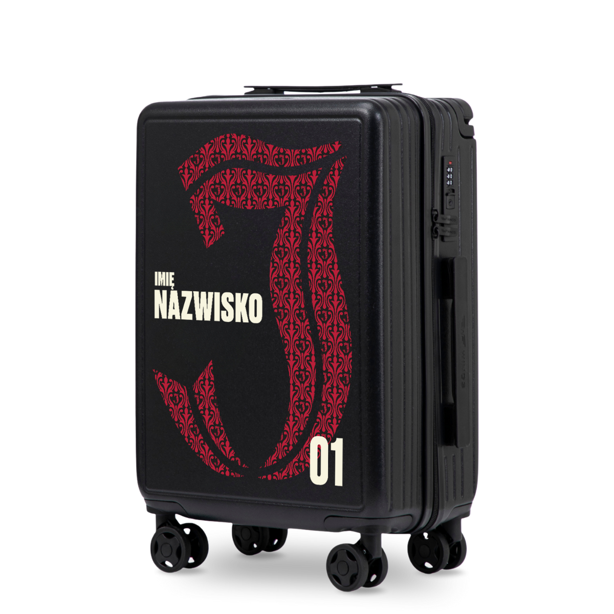 Personalizowana walizka kabinowa 20" WINGS x Jagiellonia 2026 - bagaż z własnym charakterem