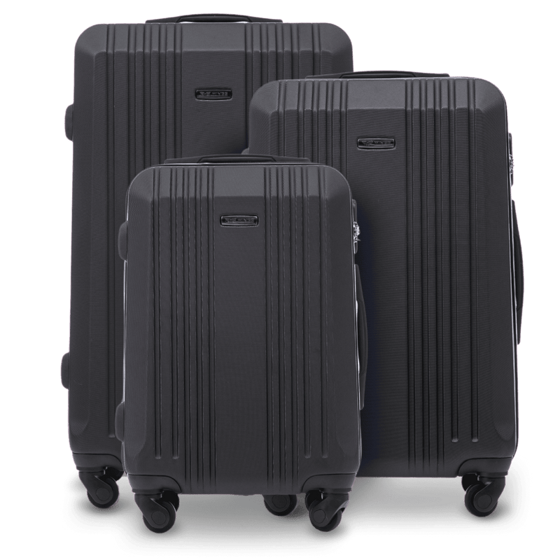 Komplet 3 walizek Wings KESTREL BLACK