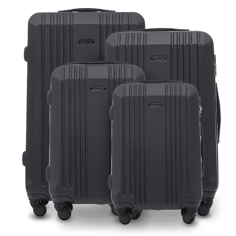 Komplet 4 walizek Wings KESTREL BLACK