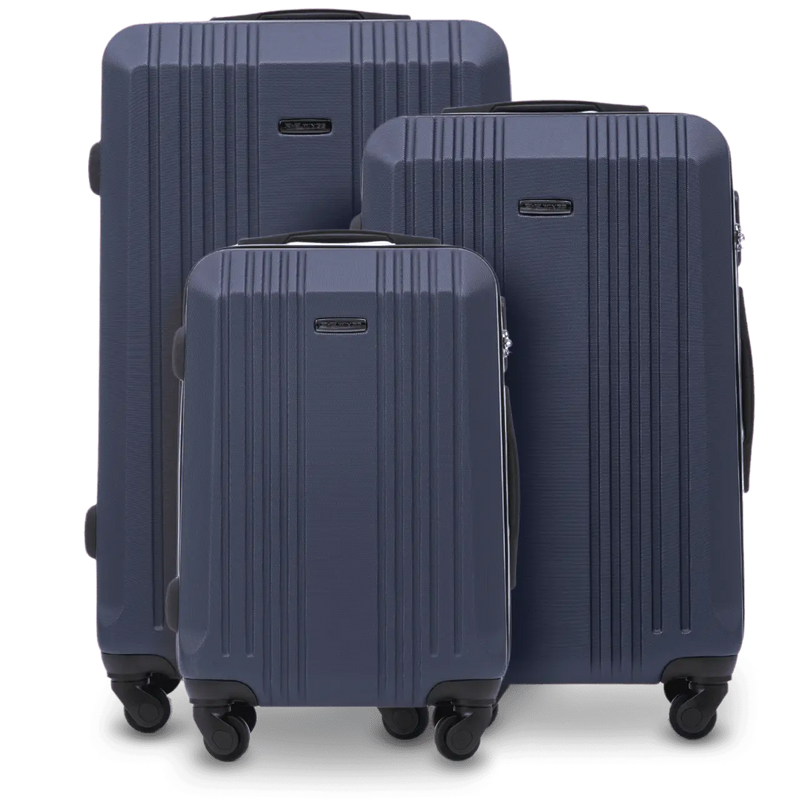 Komplet 3 walizek Wings KESTREL DARK BLUE