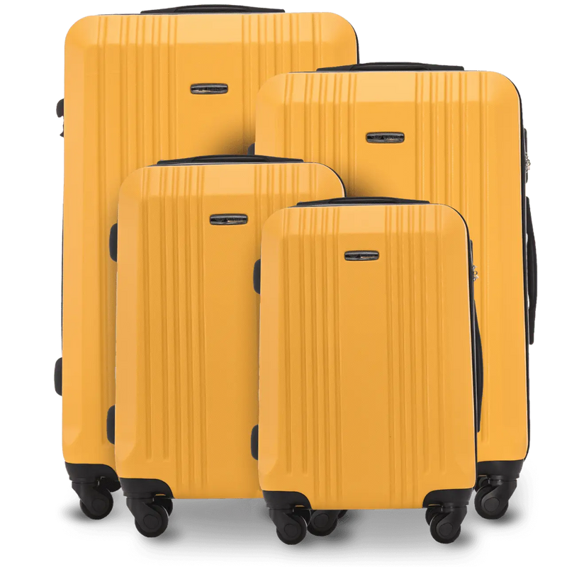 Komplet 4 walizek Wings KESTREL Yellow