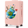 Walizka duża Wings ABS+ 28" Customized SOFT PINK TOURISM