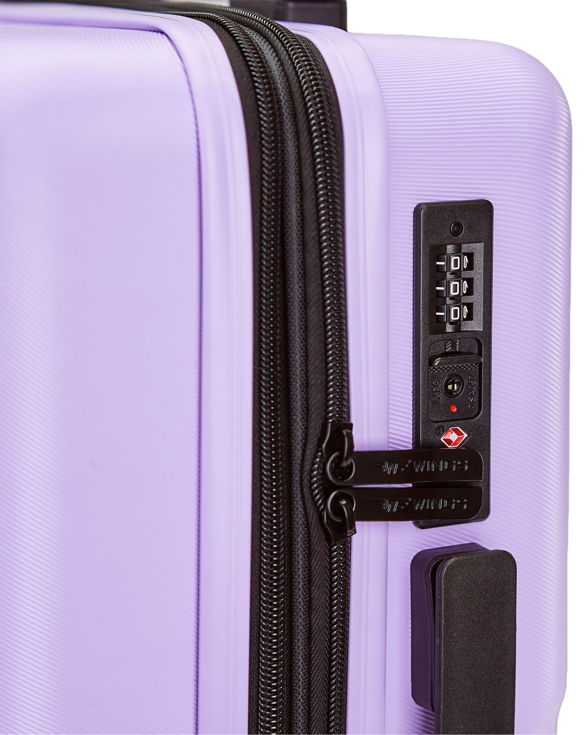 Walizka Średnia WINGS MAGPIE 24" WHITE PURPLE