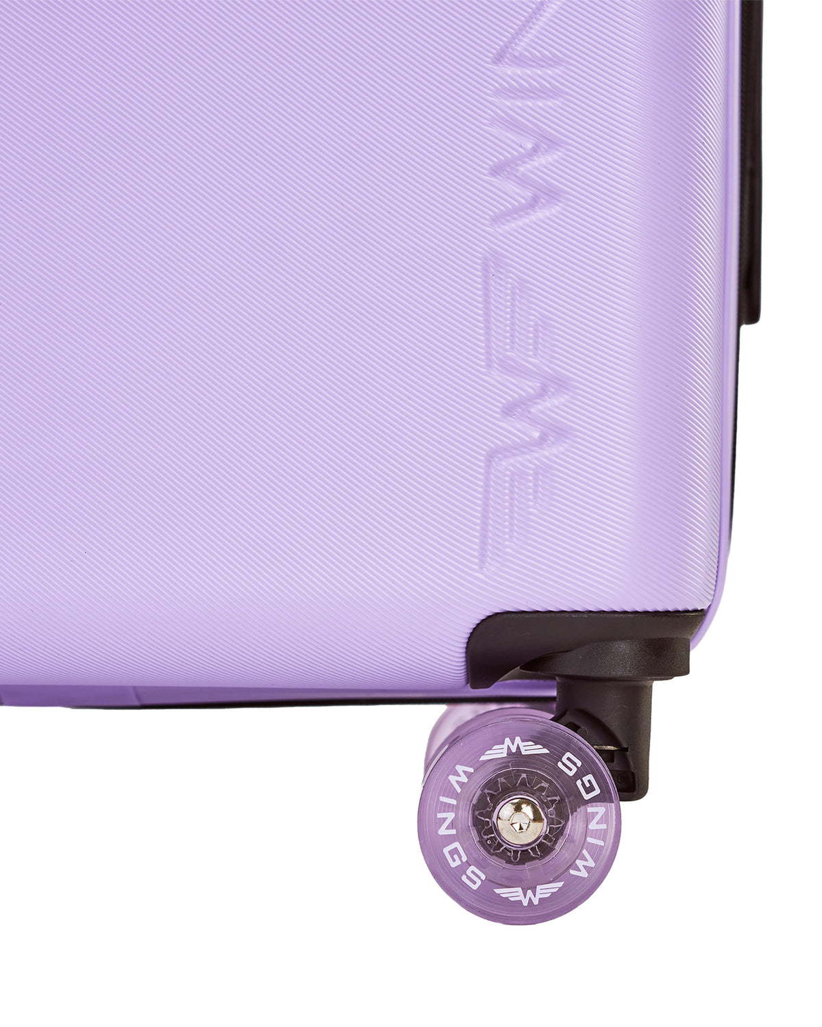 Walizka Średnia WINGS MAGPIE 24" WHITE PURPLE