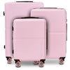 Zestaw 3 walizek Wings PC MAGPIE PINK kauczukowe kółka