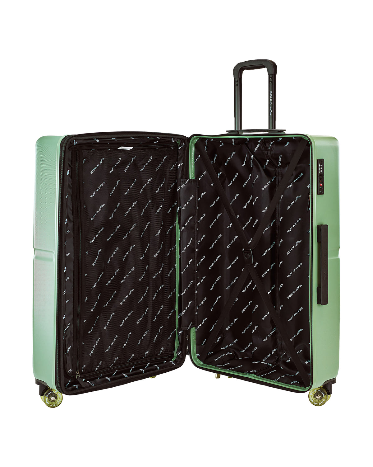 Walizka DUŻA WINGS MAGPIE 28" ARMY GREEN