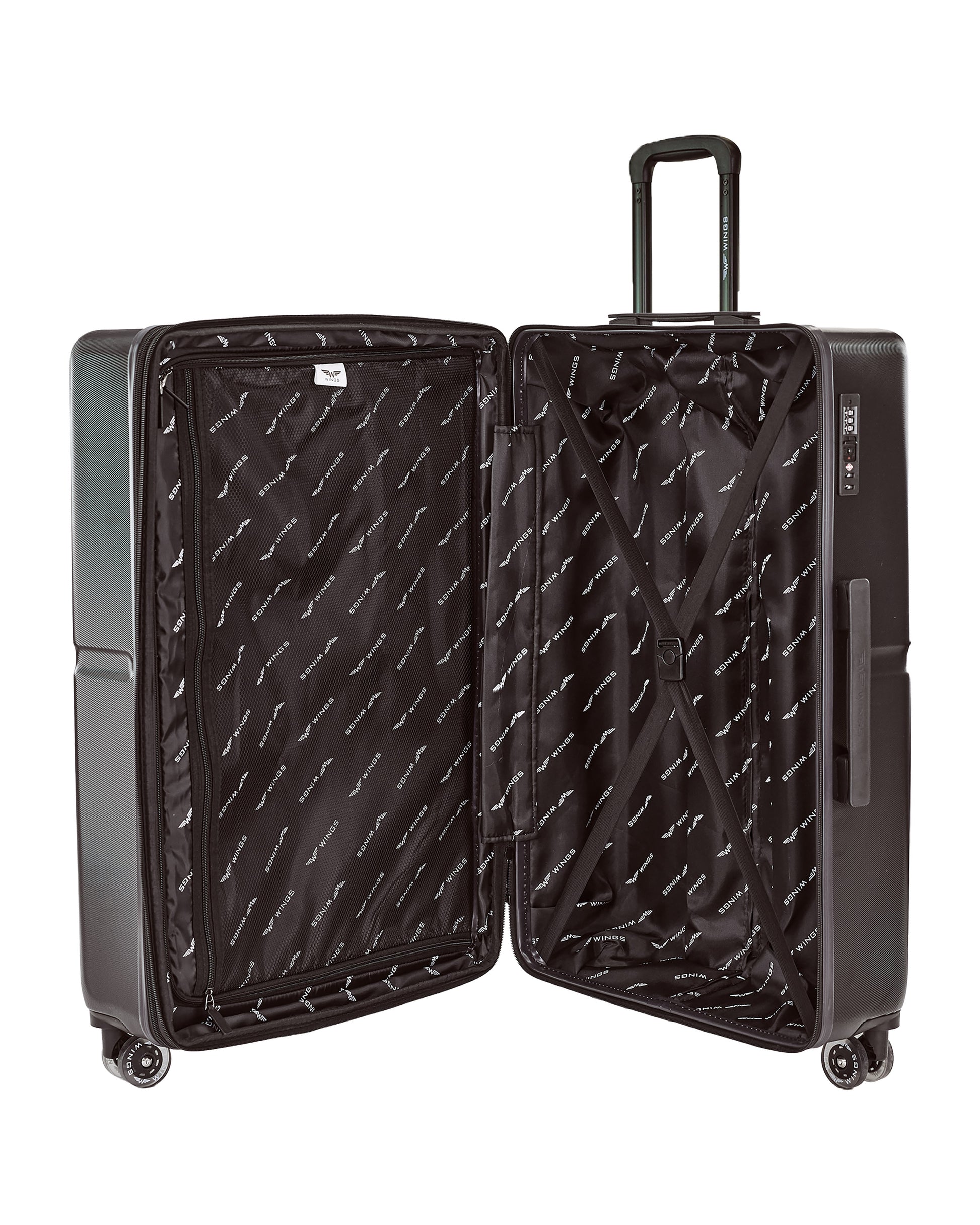 Walizka DUŻA WINGS MAGPIE 28" BLACK