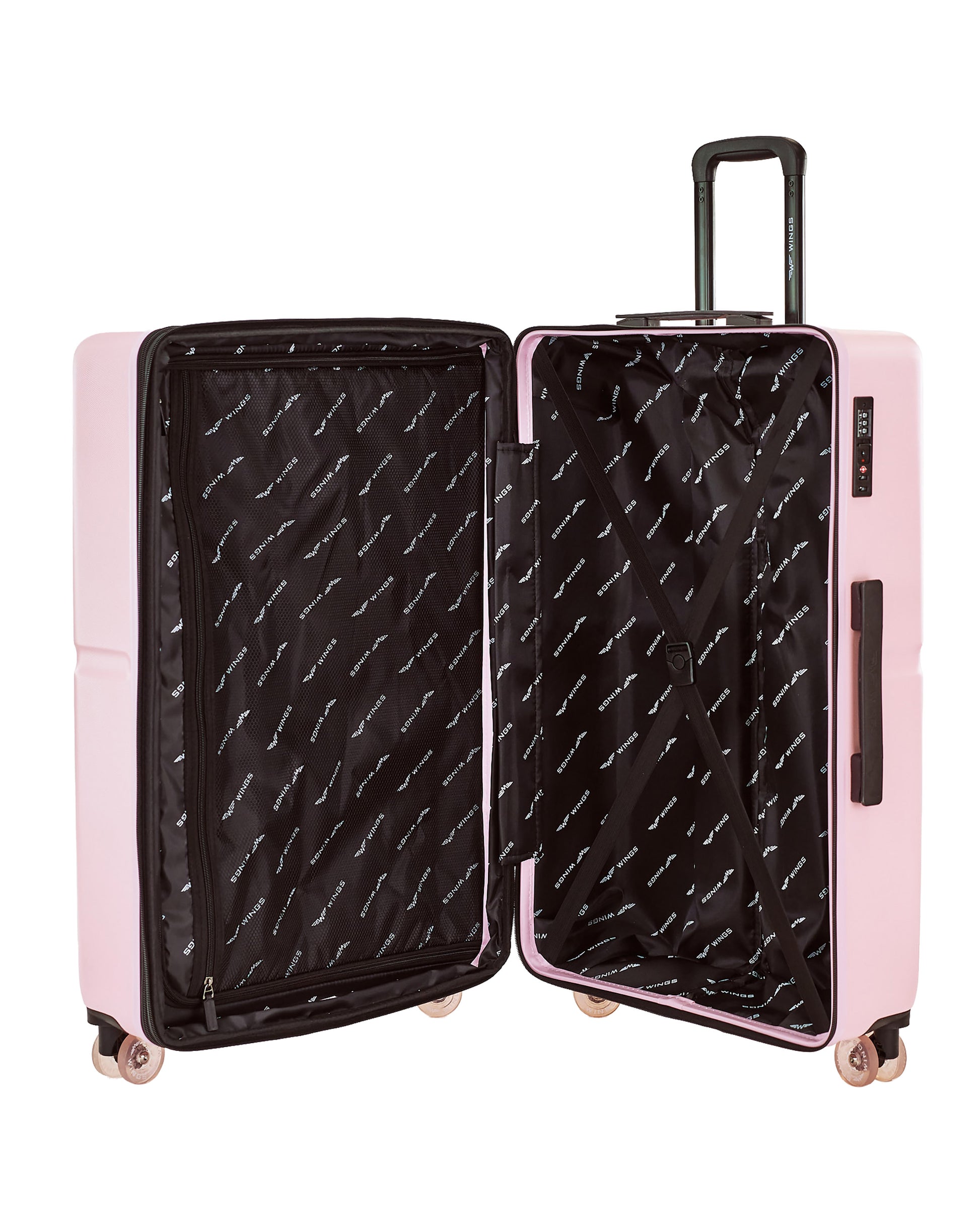 Walizka DUŻA WINGS MAGPIE 28" PINK