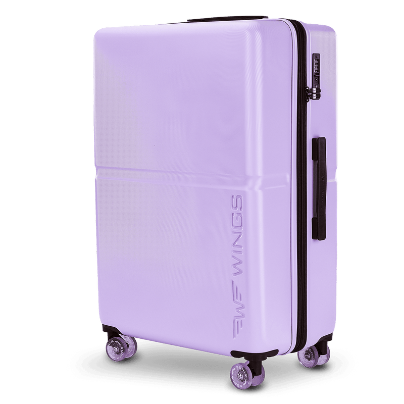 Walizka DUŻA WINGS MAGPIE 28" WHITE PURPLE