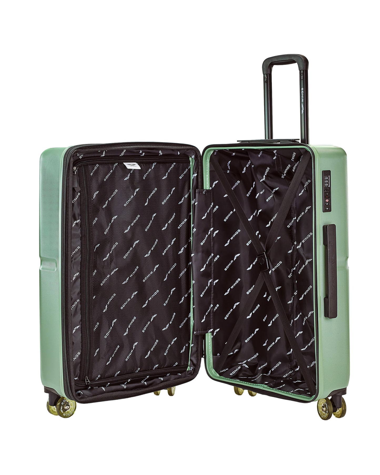 Walizka Średnia WINGS MAGPIE 24" ARMY GREEN