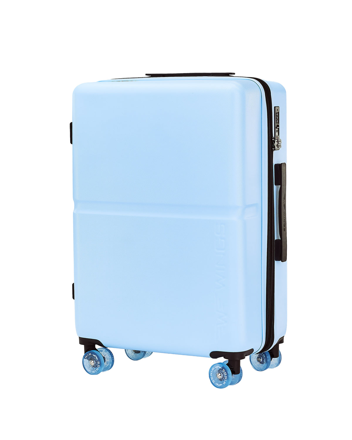 Walizka Średnia WINGS MAGPIE 24" LIGHT BLUE