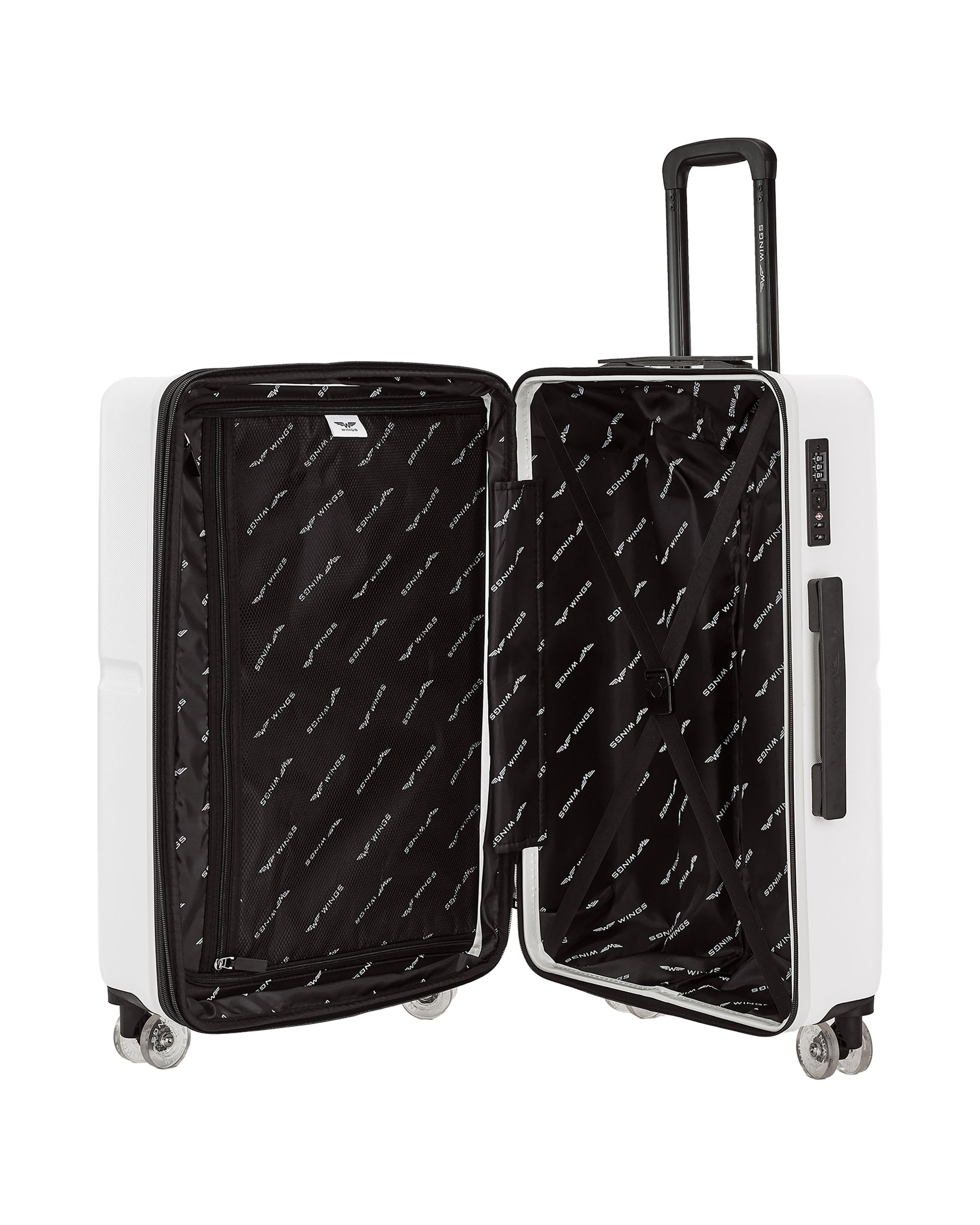 Walizka Średnia WINGS MAGPIE 24" OFF WHITE