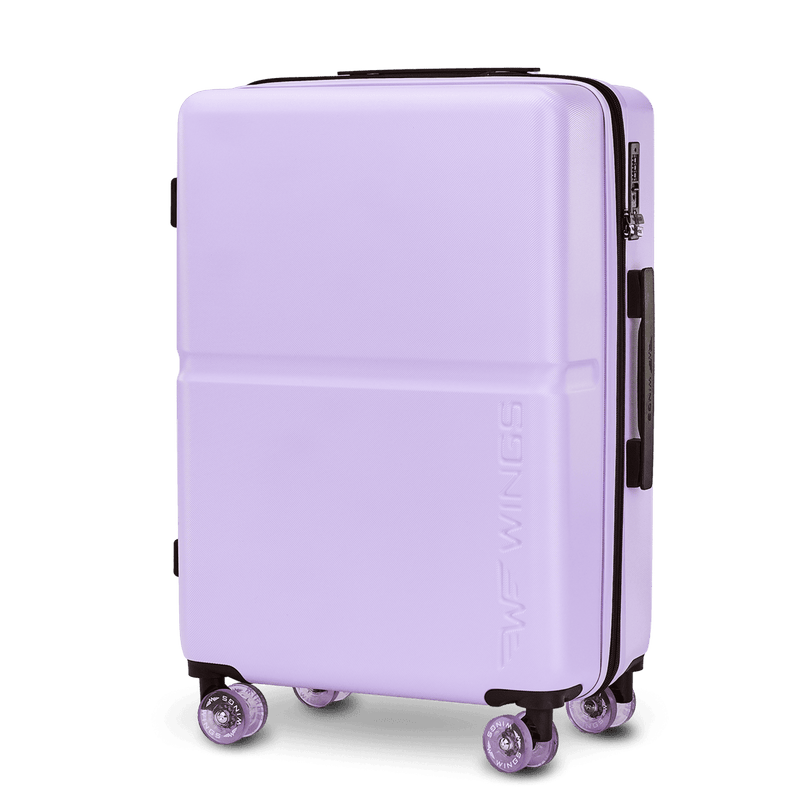 Walizka Średnia WINGS MAGPIE 24" WHITE PURPLE