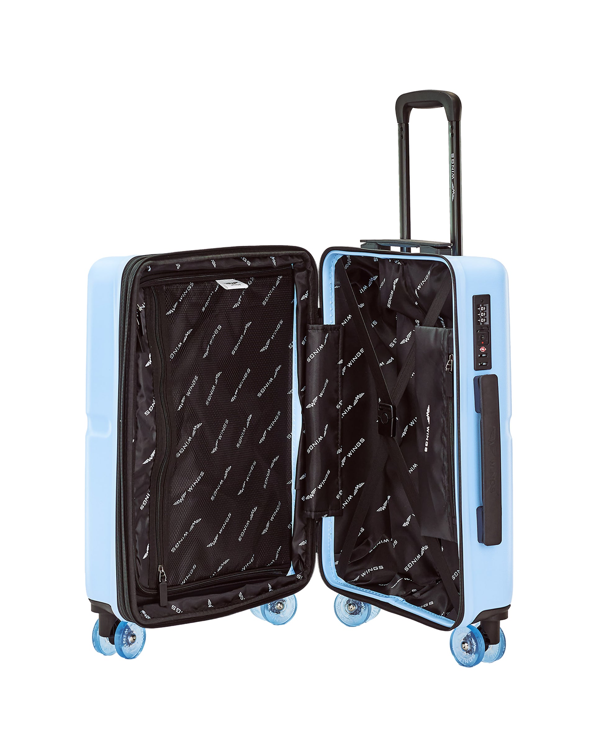 Walizka KABINOWA WINGS MAGPIE 20" LIGHT BLUE