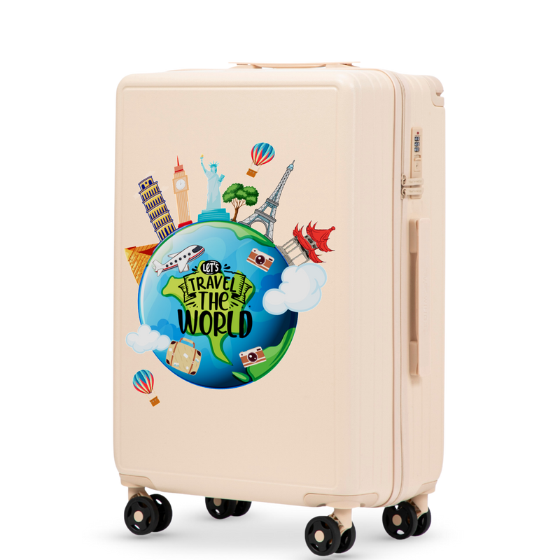 Walizka średnia Wings ABS+ 24" Customized DIRTY WHITE TOURISM