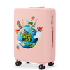 Walizka średnia Wings ABS+ 24" Customized SOFT PINK TOURISM