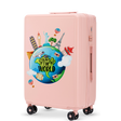 Walizka średnia Wings ABS+ 24" Customized SOFT PINK TOURISM