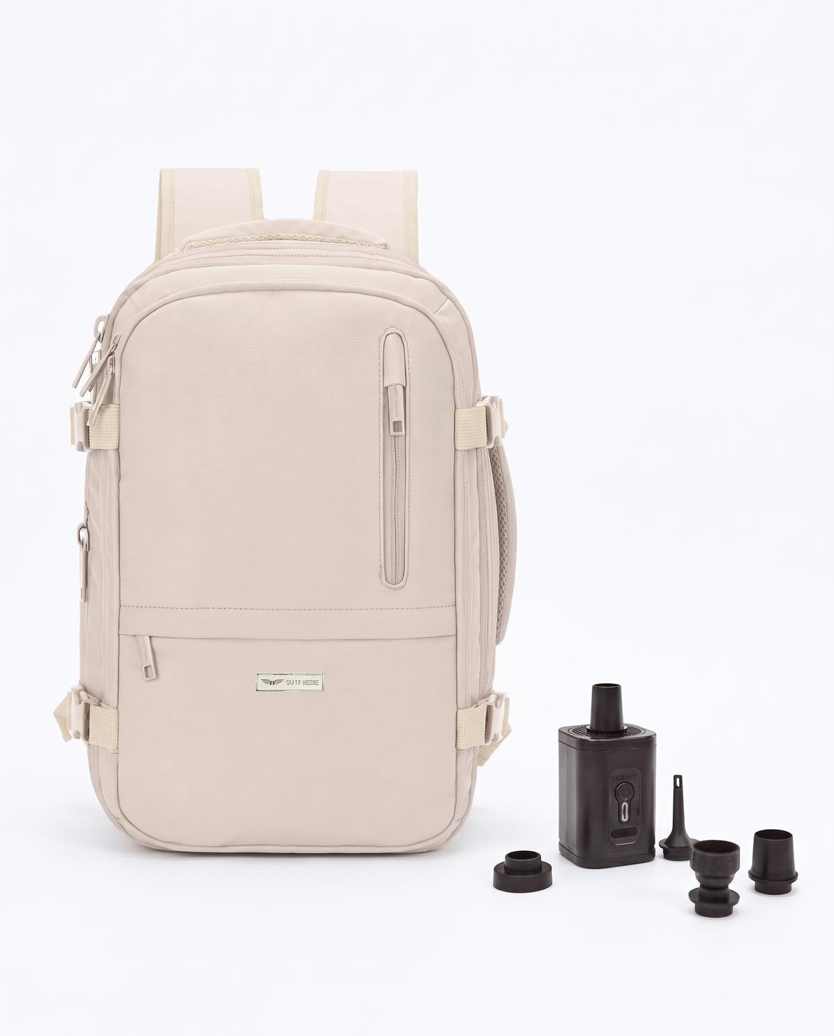 Plecak Próżniowy COMPRESA z Pompką - BEIGE