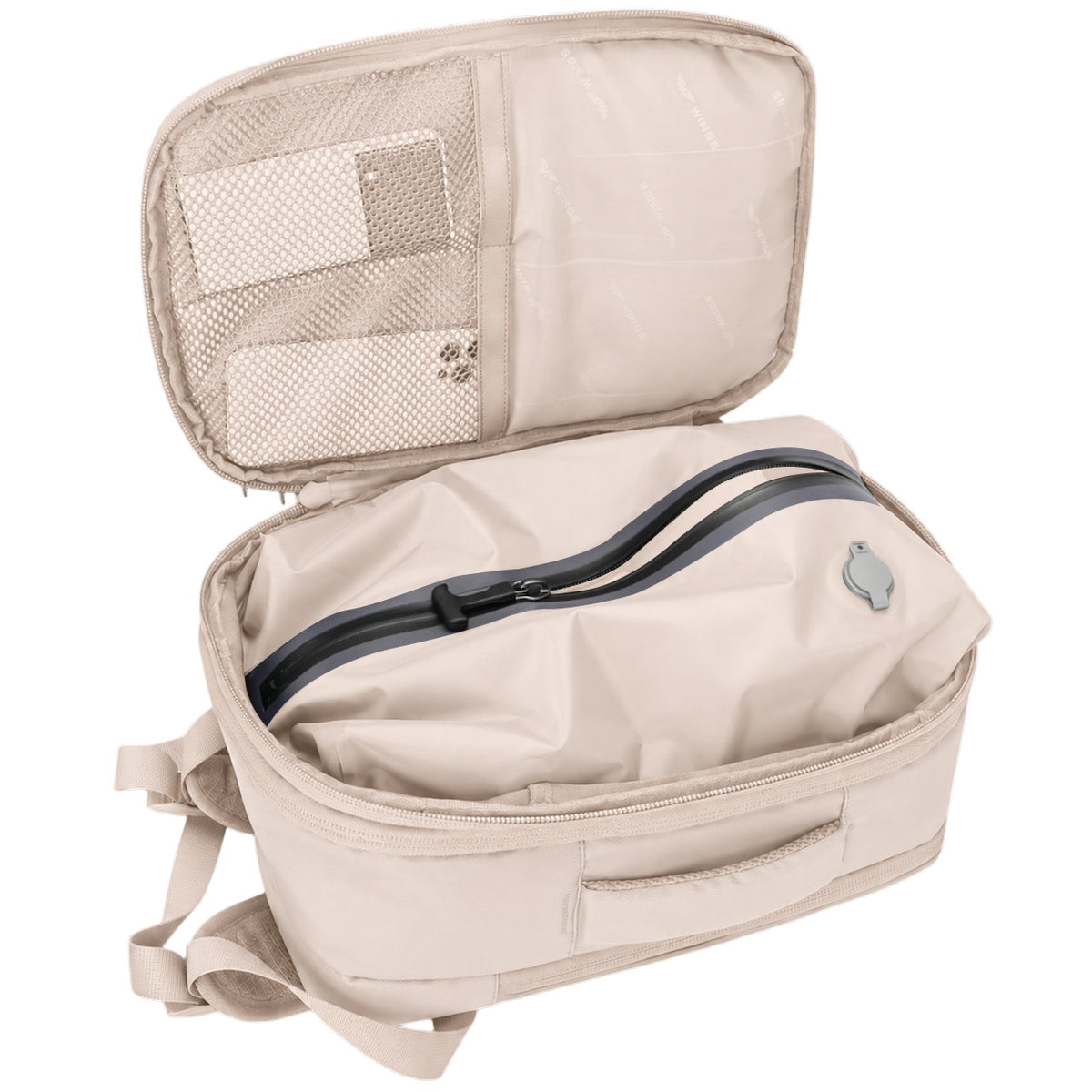 Plecak Próżniowy COMPRESA z Pompką - BEIGE