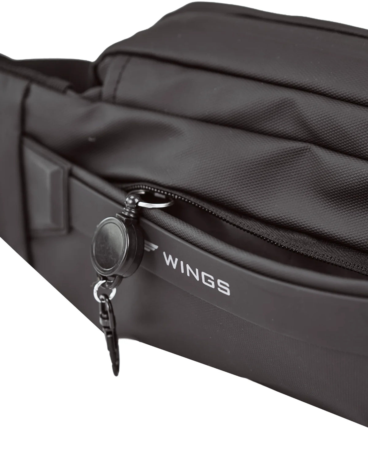 Nerka podróżna VIREO WINGS funkcjonalna saszetka z kieszenią na butelkę BLACK