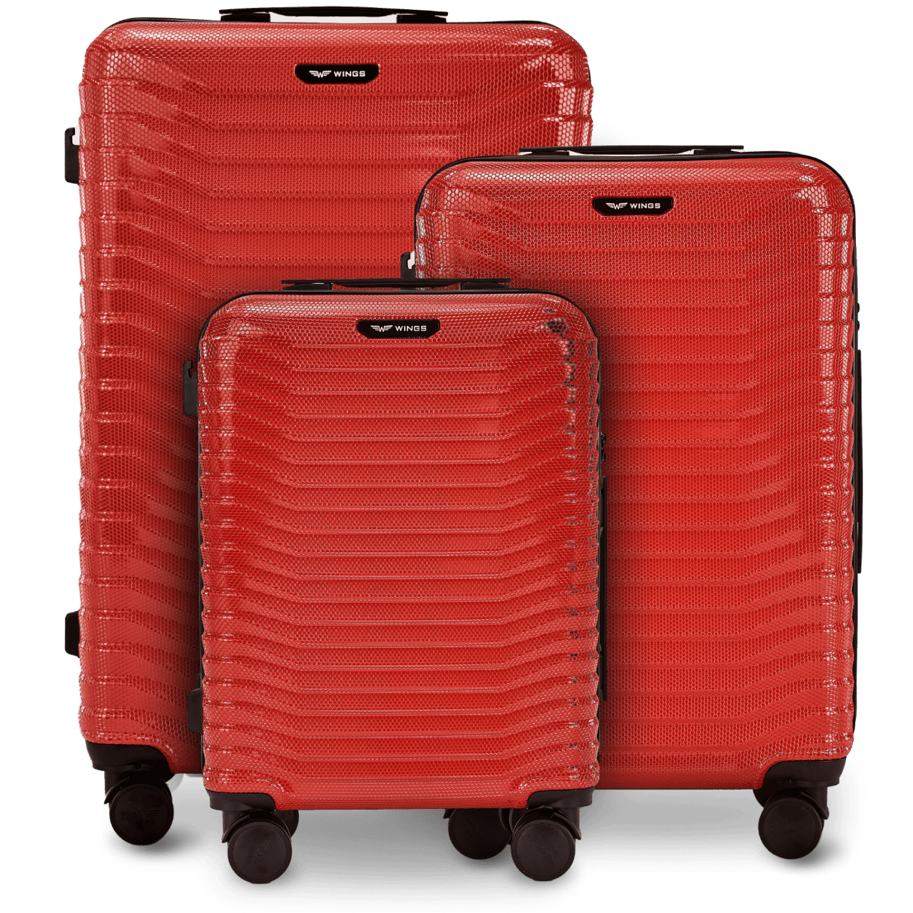 Zestaw 3 walizek Wings PC Sea Eagle 2.0 RED