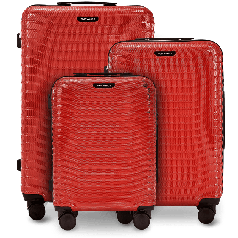 Zestaw 3 walizek Wings PC Sea Eagle 2.0 RED