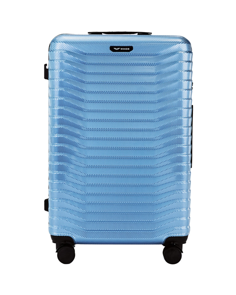 Zestaw 3 walizek Wings PC Sea Eagle 2.0 SILVER BLUE