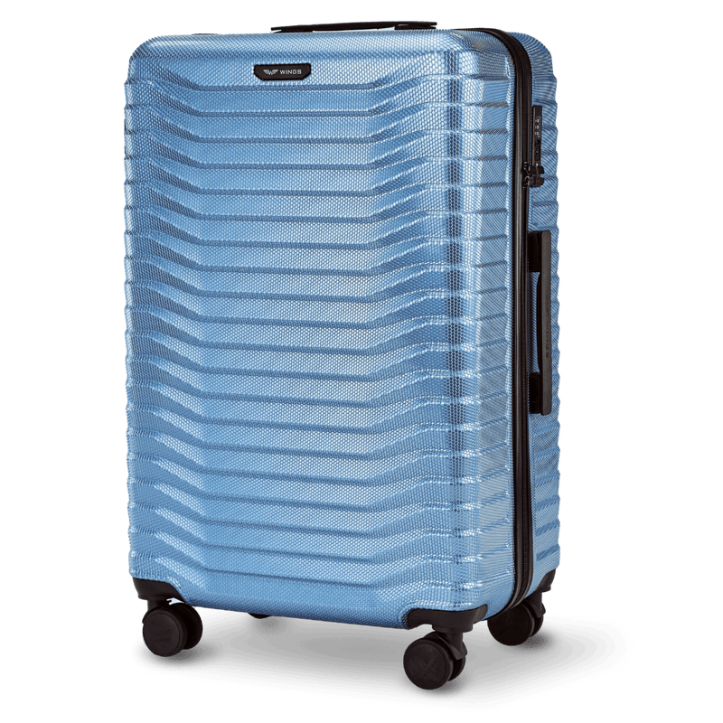 Walizka DUŻA WINGS PC SEA EAGLE 2.0 28" SILVER BLUE