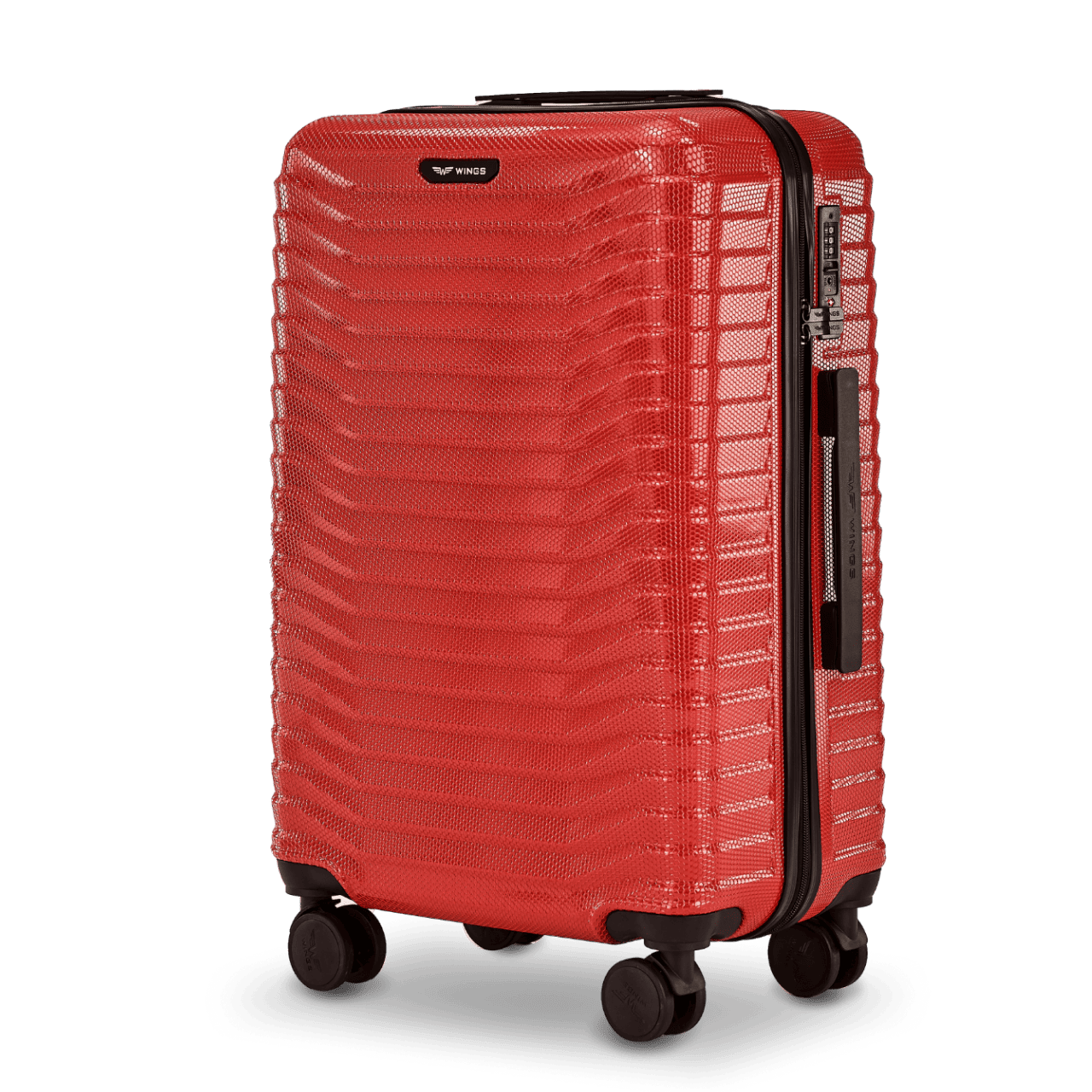Walizka ŚREDNIA WINGS PC SEA 2.0 EAGLE 24" RED