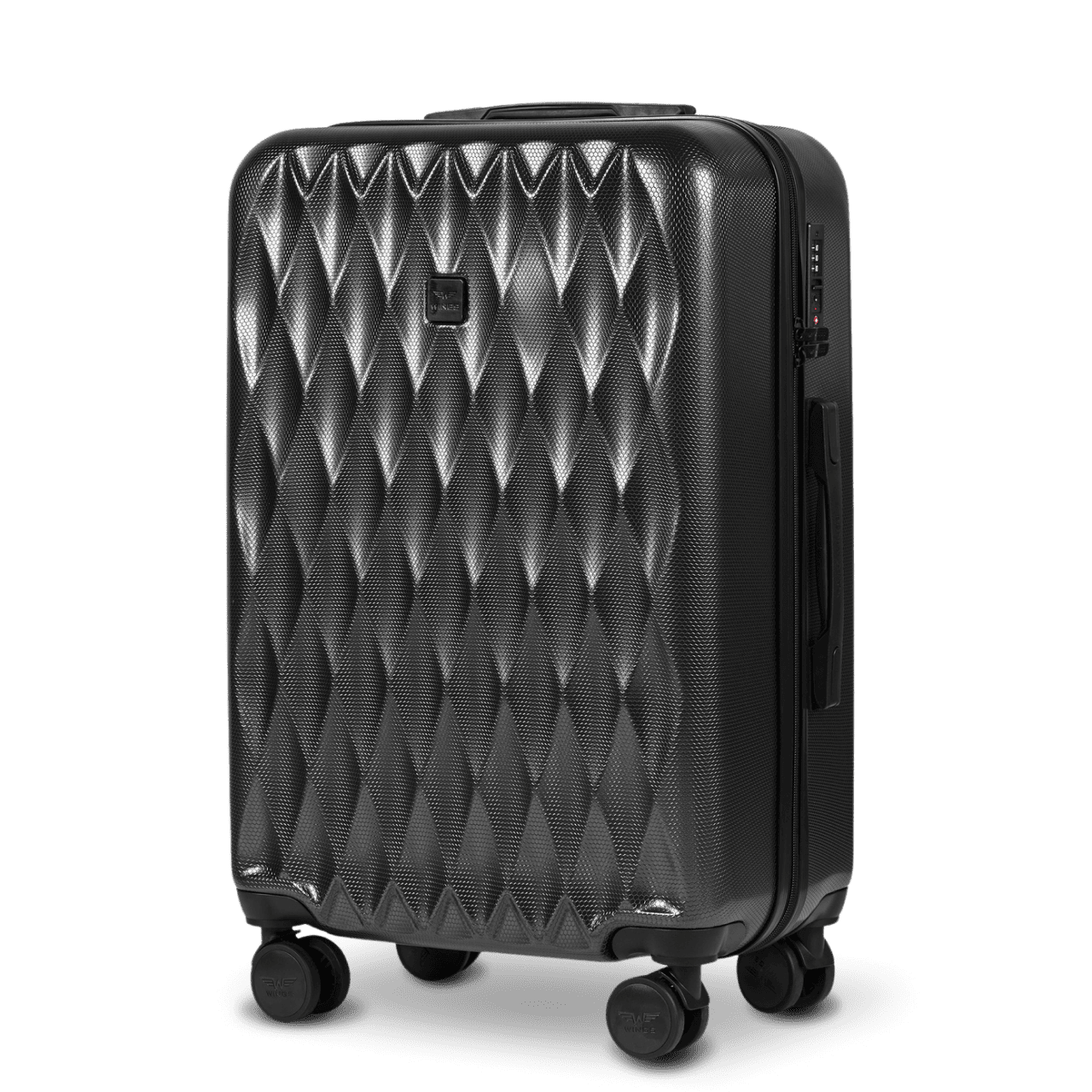 Walizka średnia Wings PC Golden Eagle 24" DARK GREY