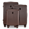 Zestaw 3 walizek Wings PC African Eagle 2.0 CHOCOLATE BROWN