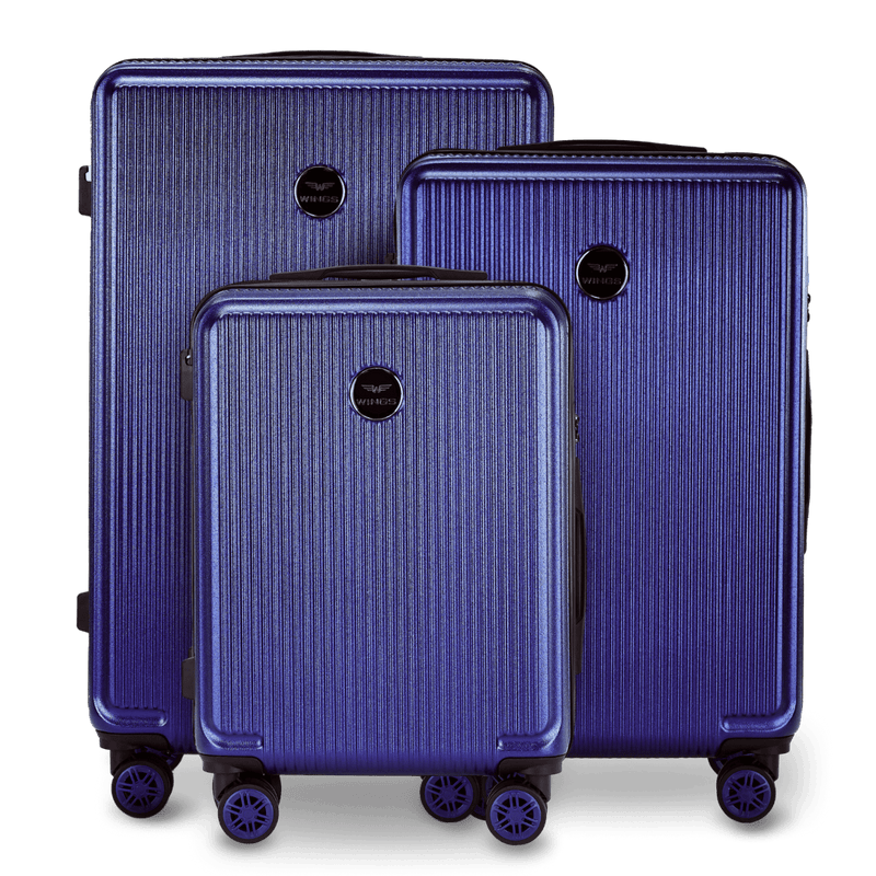 Zestaw 3 walizek Wings PC African Eagle 2.0 DARK BLUE