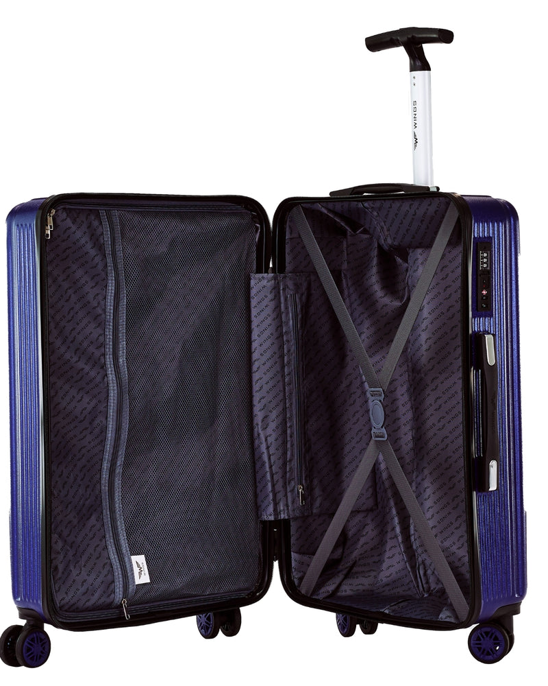 Zestaw 3 walizek Wings PC African Eagle 2.0 DARK BLUE