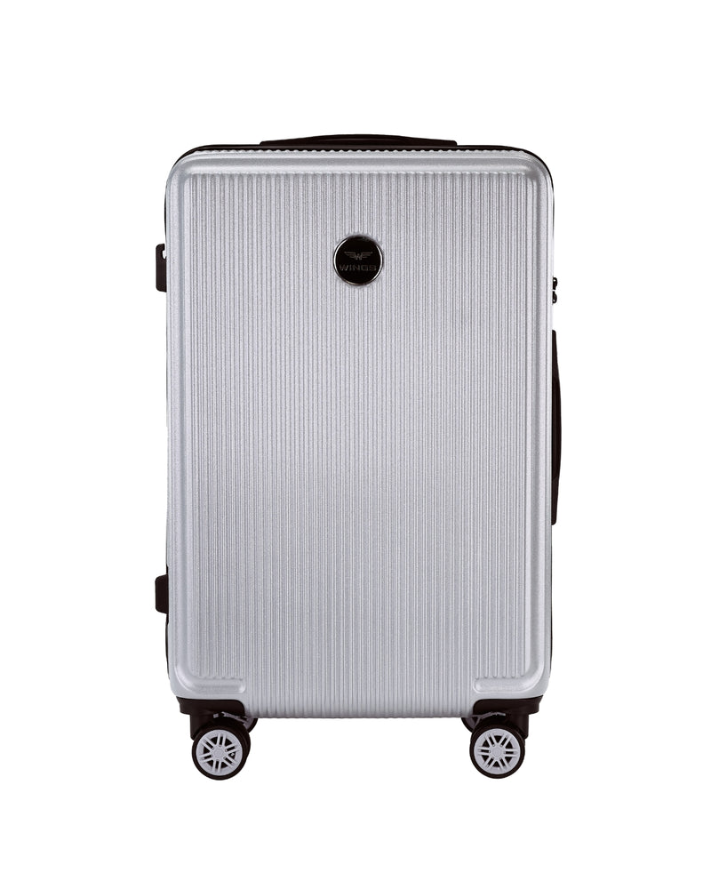 Walizka średnia Wings PC African Eagle 2.0 24" SILVER