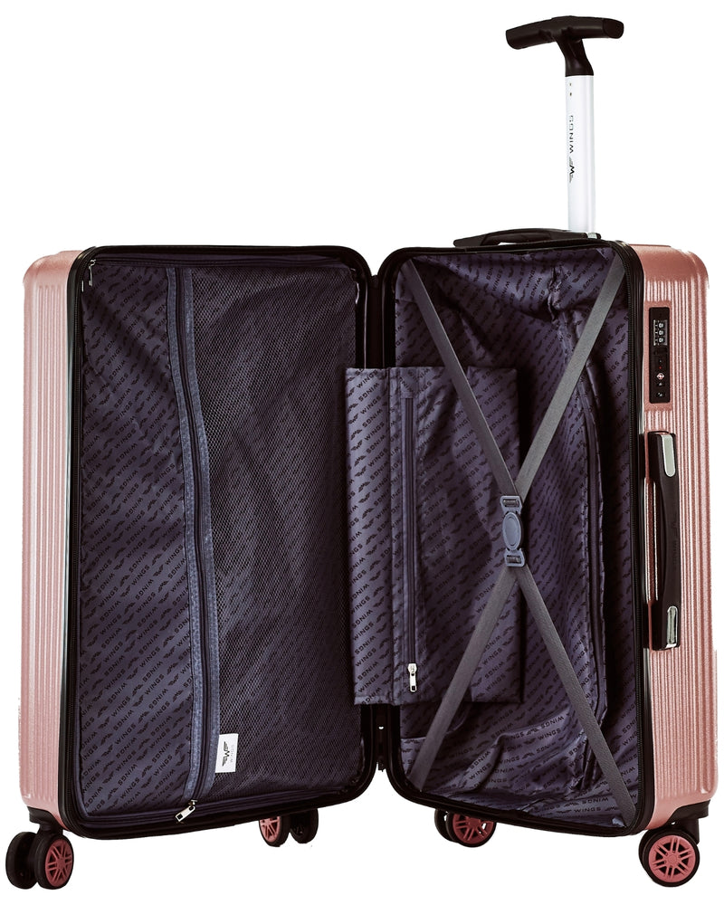 Zestaw 3 walizek Wings PC African Eagle 2.0 PINK