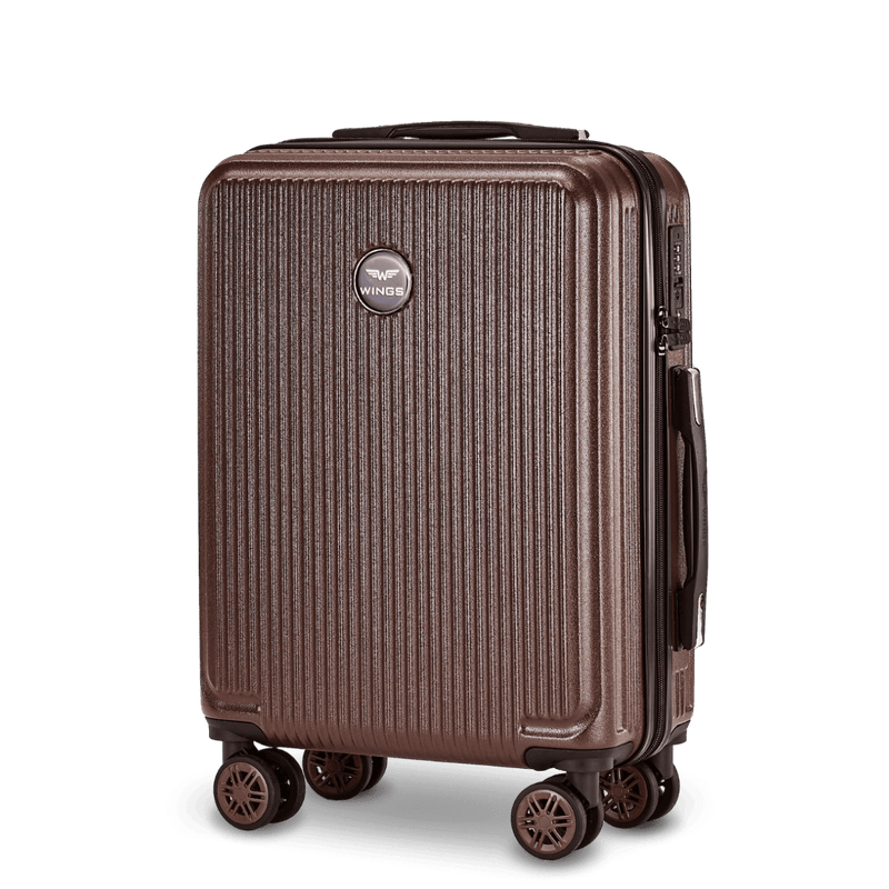 Walizka kabinowa Wings PC African Eagle 2.0 20" CHOCOLATE BROWN