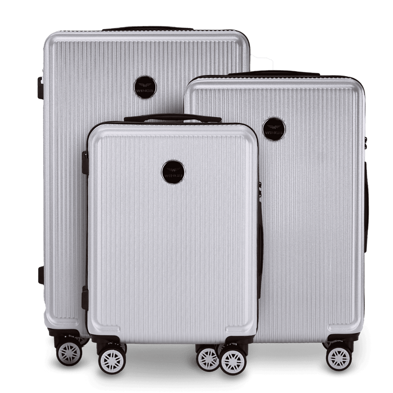 Zestaw 3 walizek Wings PC African Eagle 2.0 SILVER