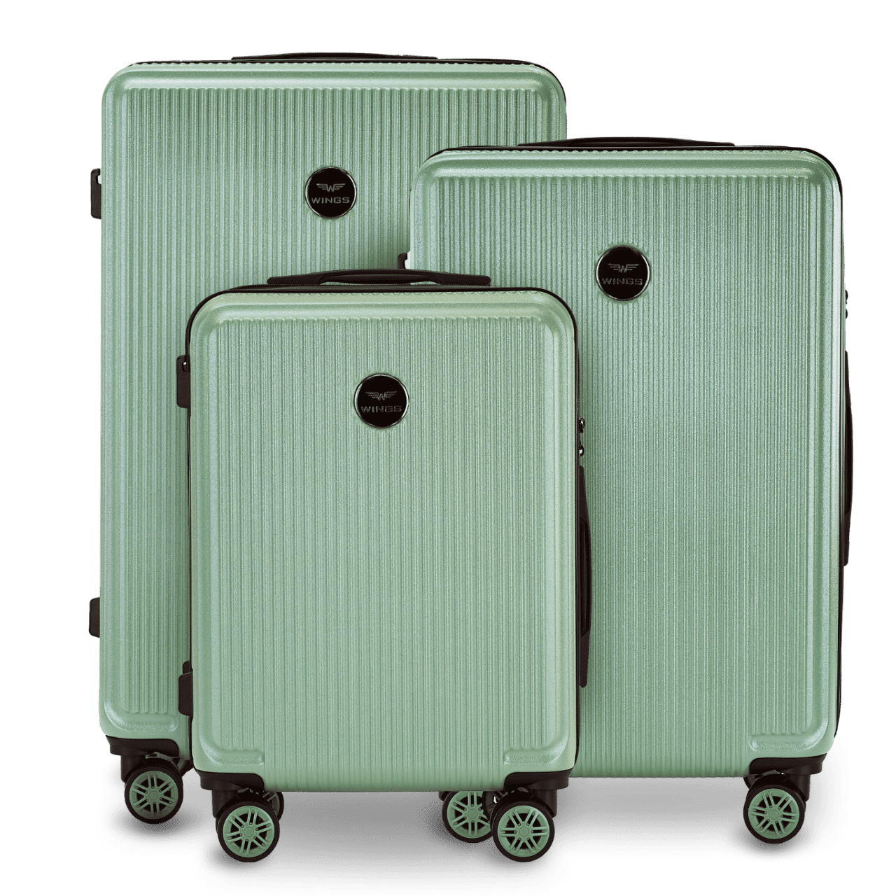Zestaw 3 walizek Wings PC African Eagle 2.0 ARMY GREEN
