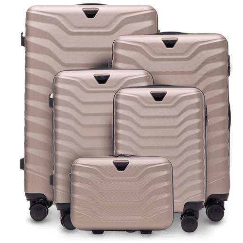 Zestaw 5 walizek Wings PEAFOWL CHAMPAGNE