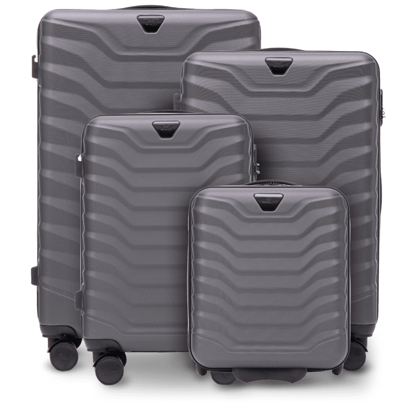 Zestaw 4 walizek Wings PEAFOWL DARK GREY