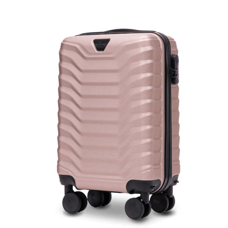 Walizka kabinowa mała Wings PEAFOWL 18" ROSE GOLD