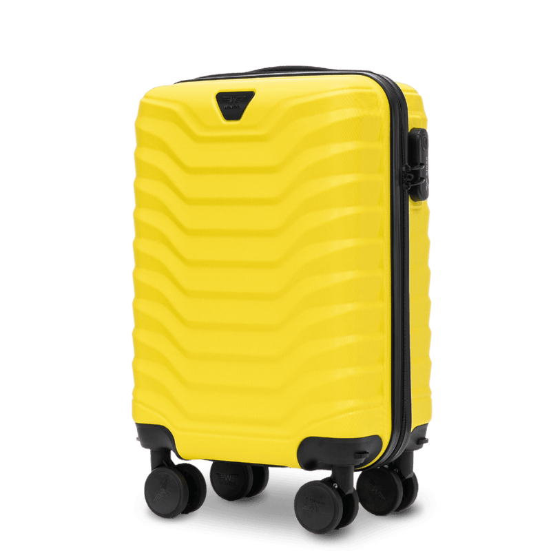 Walizka kabinowa mała Wings PEAFOWL 18" YELLOW