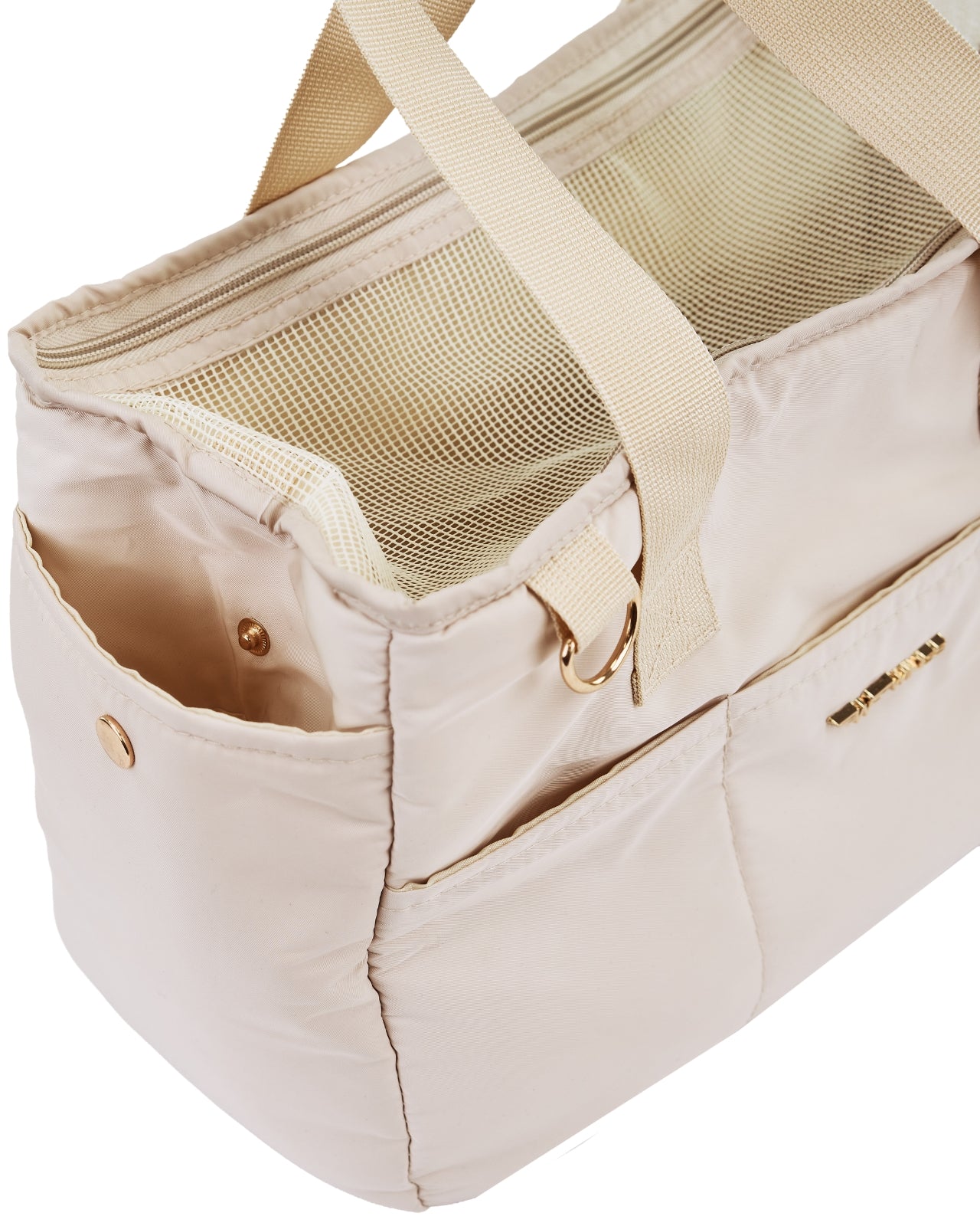 Transporter dla zwierząt WINGS z uchwytem na walizkę BEIGE