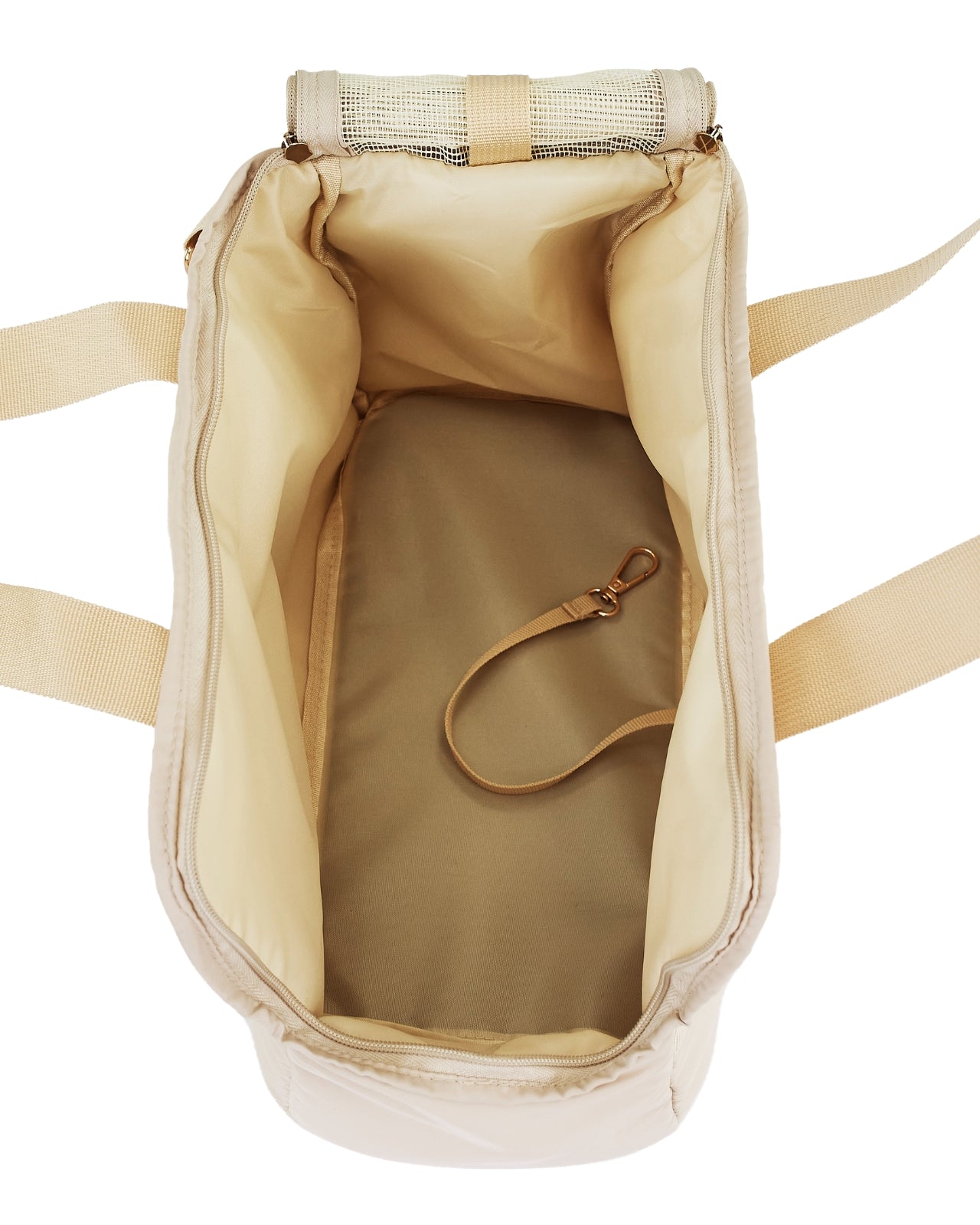 Transporter dla zwierząt WINGS z uchwytem na walizkę BEIGE