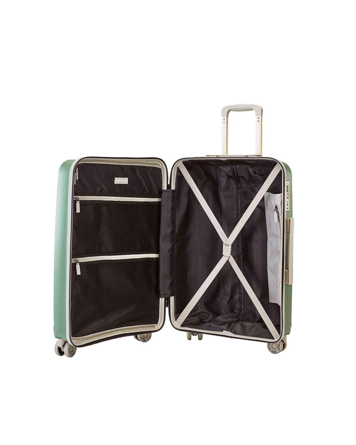 Walizka DUŻA WINGS PUFFIN 28" ARMY GREEN