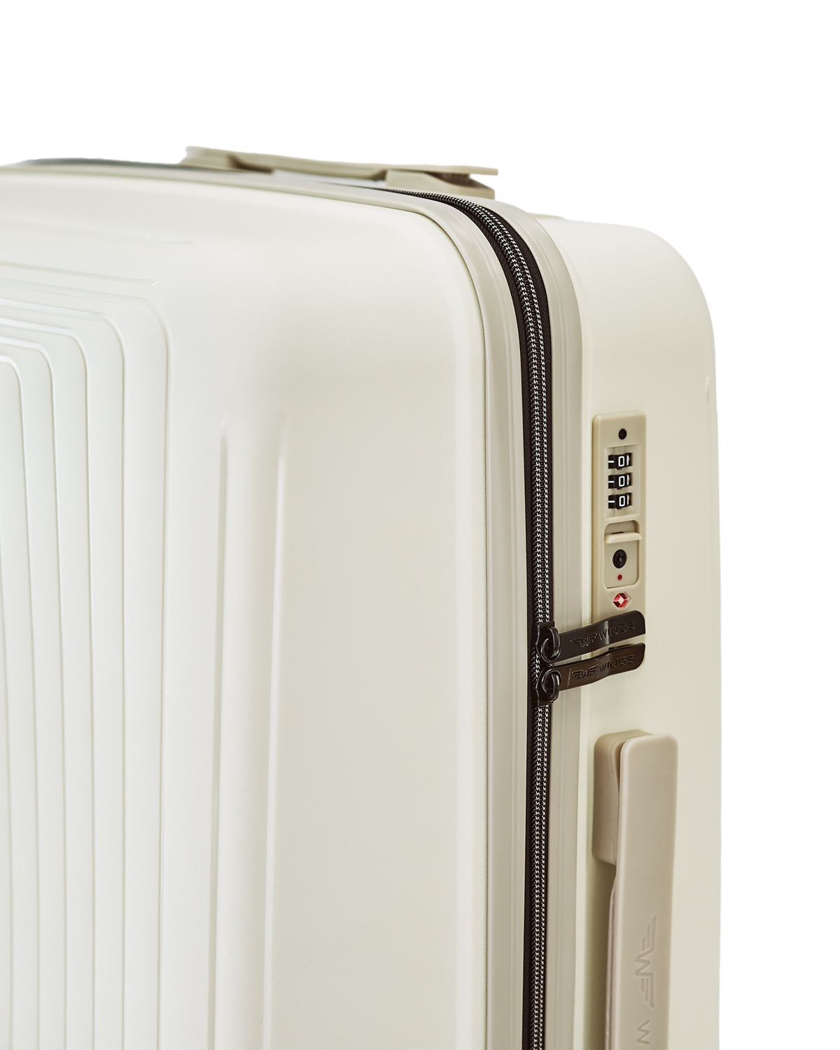 Walizka DUŻA WINGS PUFFIN 28" OFF WHITE + BEIGE