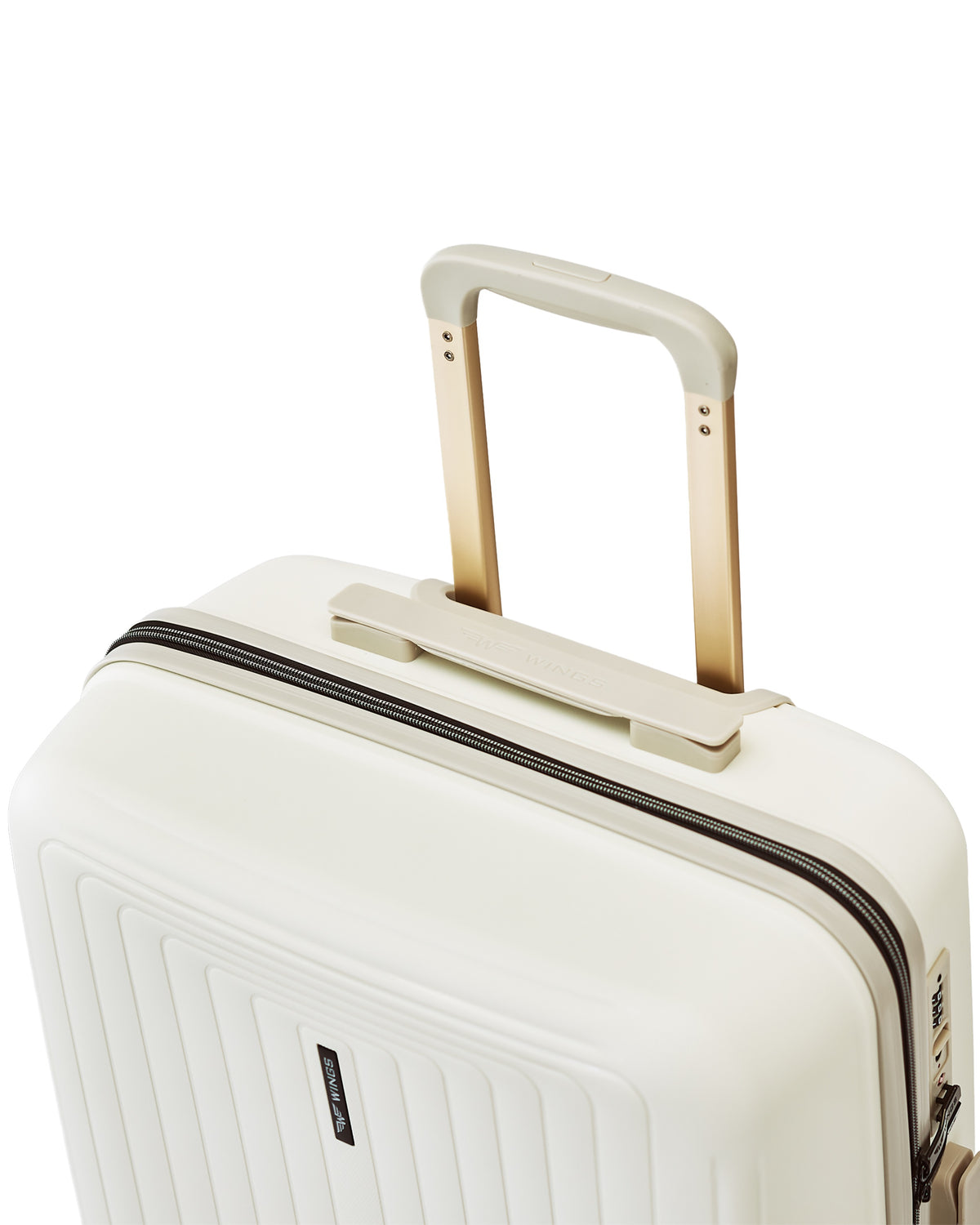 Walizka DUŻA WINGS PUFFIN 28" OFF WHITE + BEIGE