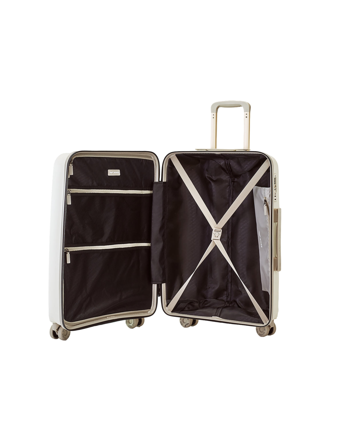 Walizka DUŻA WINGS PUFFIN 28" OFF WHITE + BEIGE