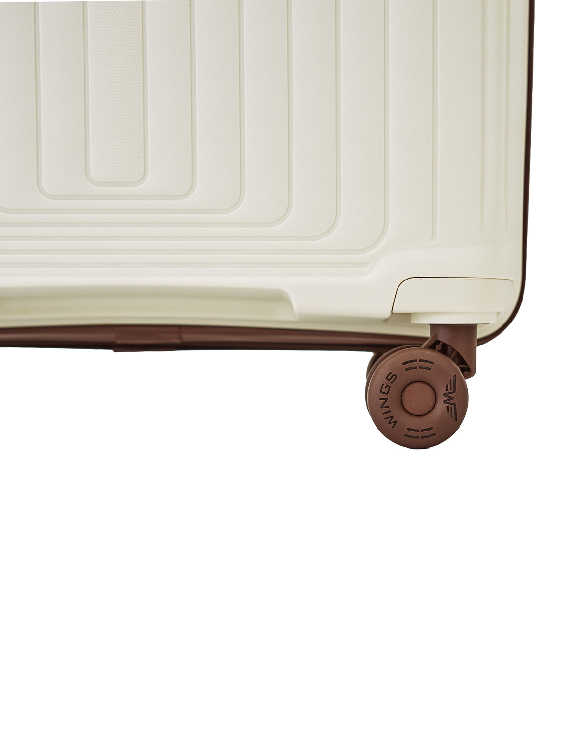 Walizka DUŻA WINGS PUFFIN 28" OFF WHITE + BROWN