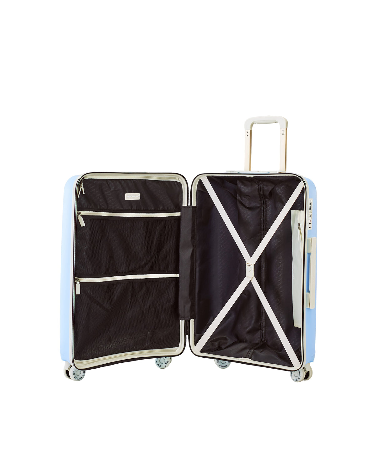 Walizka DUŻA WINGS PUFFIN 28" LIGHT BLUE
